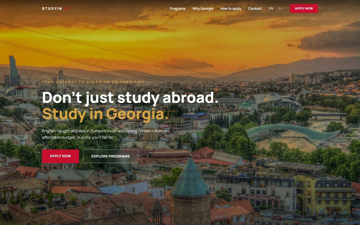 Studyin.ge • სწავლა საქართველოში