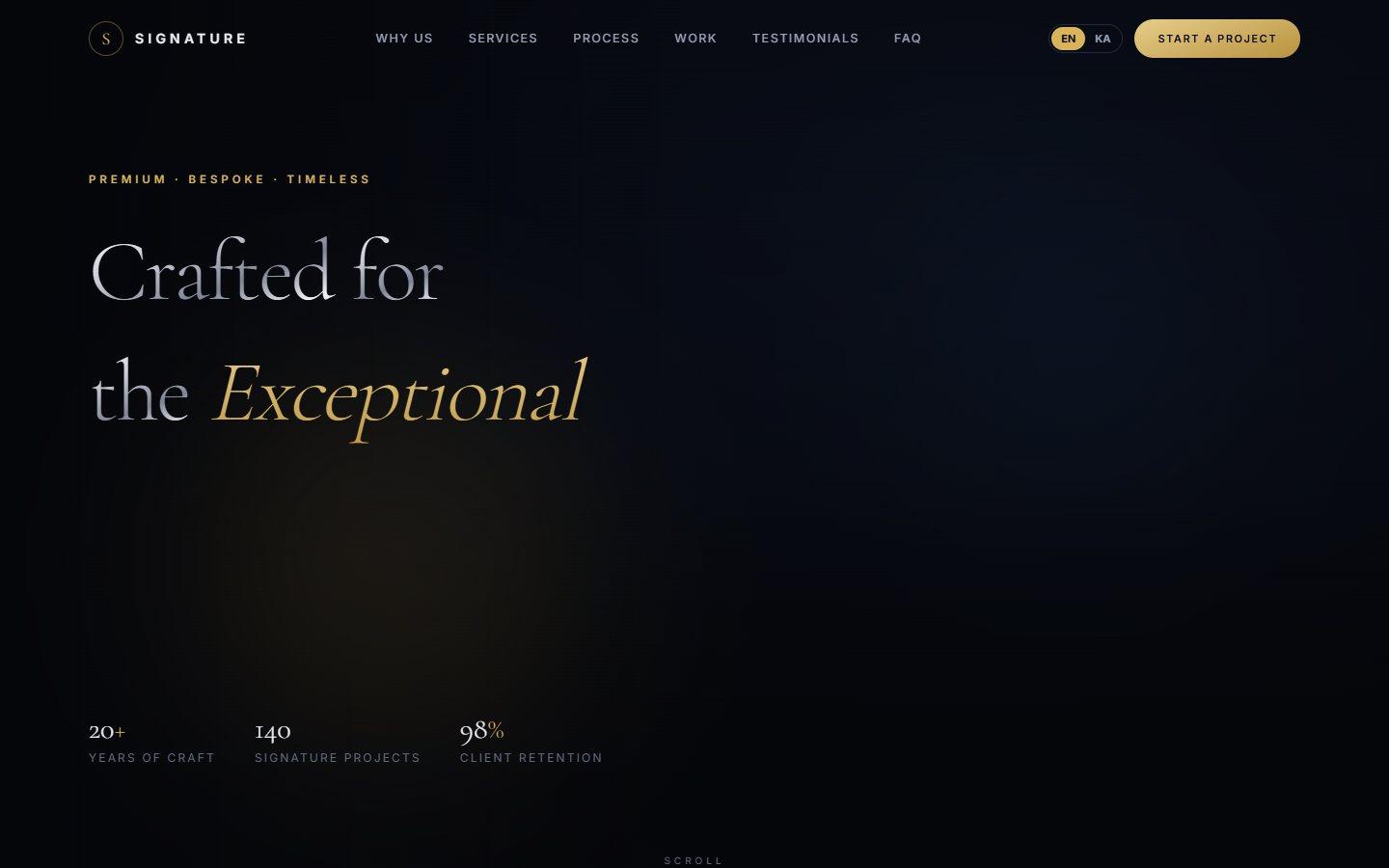 VIP Signature • ლუქს framework
